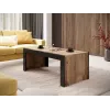 Mesa de centro Cama Meble MILA 120x60x50 cm tablero roble wotan, estructura negra