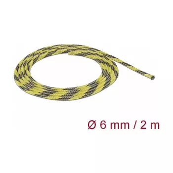 Funda de cable DeLOCK 20737 negra amarilla
