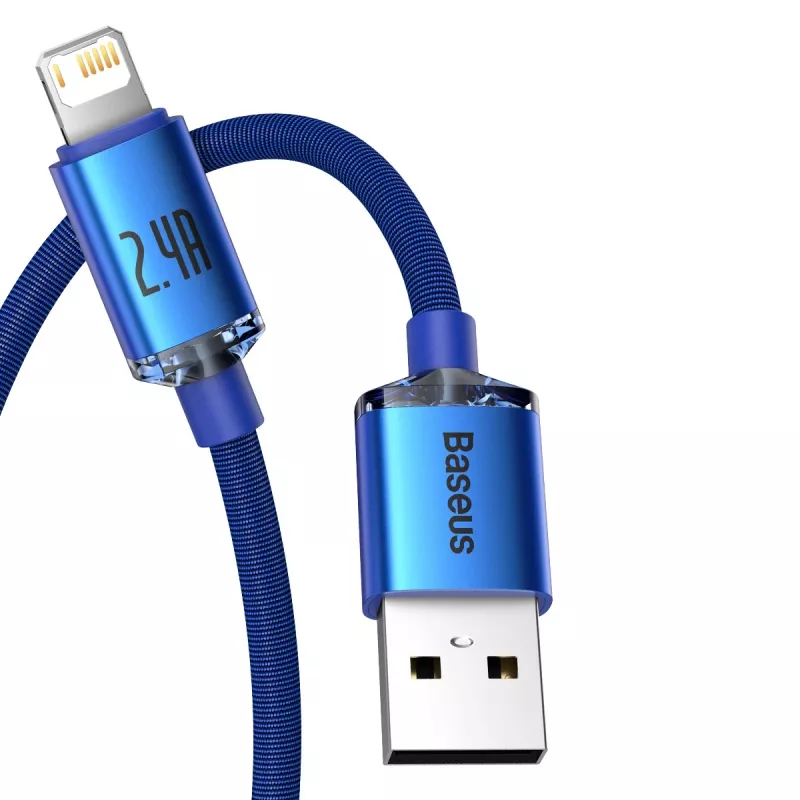 Cable Lightning Baseus CAJY000003 1,2 m azul 2,4 A