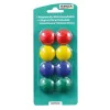 Imanes para pizarra blanca Stanger modelo 73002 set de 8 colores, pack de 8 marcadores redondos