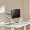 Soporte para monitor MACLEAN MC-969 de doble brazo con gas spring para pantallas de 17–45 pulgadas, carga máx. 16 kg