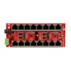 Inyector PoE Gigabit Extralink de 8 puertos activo, 8 puertos Gigabit 802.3at/af, Mode A