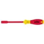 Wiha 322 00858 SoftFinish electric VDE destornillador de vaso, hexágono 7 mm, longitud de hoja 125 mm