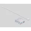 Delock - adaptador modular - montaje en carril DIN - CAT 6a - STP - gris - 1 conexión (86014)