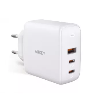 Cargador de pared ultrarrápido AUKEY PA-B6S blanco Omni a Mix GaN