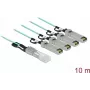 Cable óptico activo QSFP+ a 4 x SFP+ 10 m DeLOCK 84073