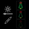 Manta SNL106MT luz LED de árbol de Navidad estilo neón, alimentada por USB