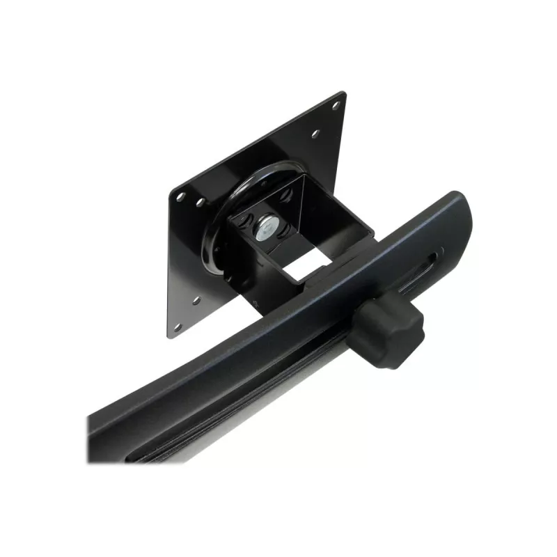 Ergotron DS100 – Base – horizontal – para 2 pantallas LCD – aluminio, acero – negro – tamaño de pantalla: hasta 61 cm (hasta 24 pulgadas)