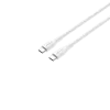 Cable CANYON CC60SC10 C-C 60W 1m silicona blanco