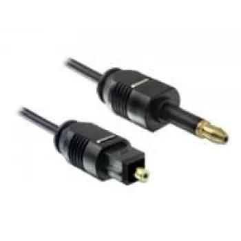 Cable de audio Toslink DeLOCK 82876 2m Mini-TOSLINK negro