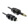 Cable de audio Toslink DeLOCK 82876 2m Mini-TOSLINK negro