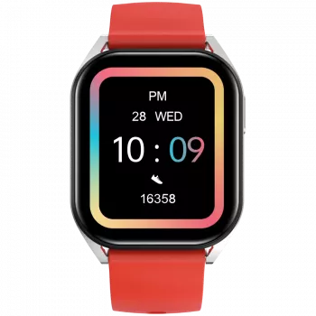 Smartwatch CANYON Chatter SW-58 BT-CALL plata rojo