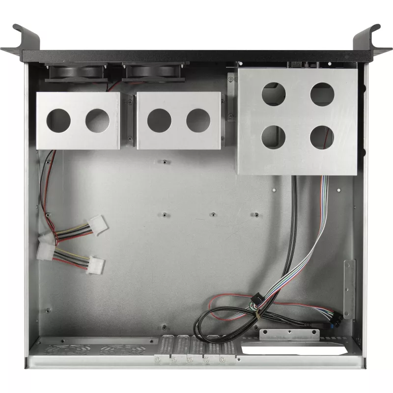 Rack de servidor Inter-Tech 3U-K-340L negro ATX ventilador de 60 mm