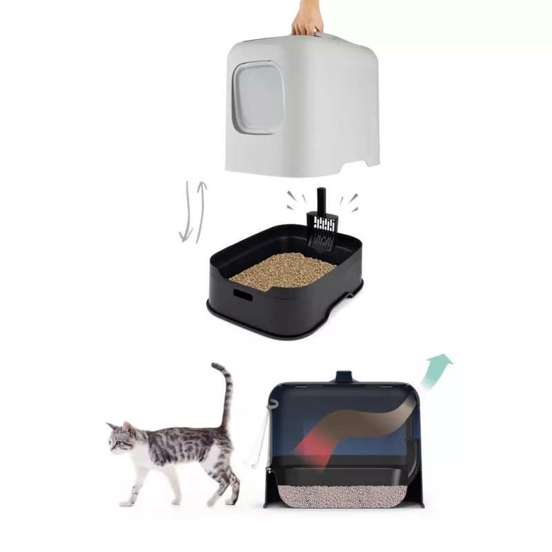 ROTHO White - arenero para gatos