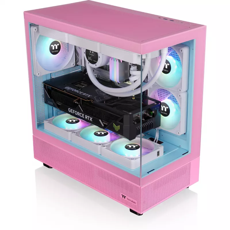 Thermaltake View 270 Plus TG ARGB Bubble Pink - Caja - ATX - Midi/Mini Tower - ATX