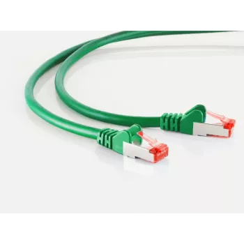 Cable de red RJ45 S/FTP Cat6 0,25 m ShiverPeaks verde