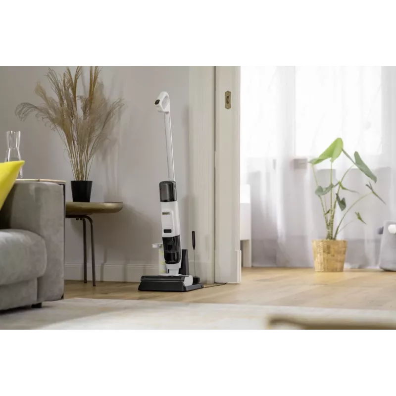 Karcher FCV 2 Natural N 1.056-101.0 fregasuelos, con batería, limpieza en seco y en húmedo, sin bolsa, 160 W, blanco