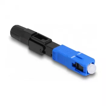 Conector rápido de fibra óptica DeLOCK SC simplex macho UPC para montaje en campo