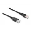 Cable para escáner de códigos de barras DeLOCK RJ50 a USB 2.0 Type-A 2 m