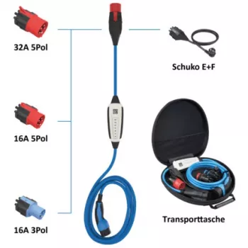 Cargador de batería para vehículo NRGkick 12601001 22 kW 32 A Type 2