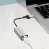 Adaptador USB-A/-C a Ethernet 2,5G, gris