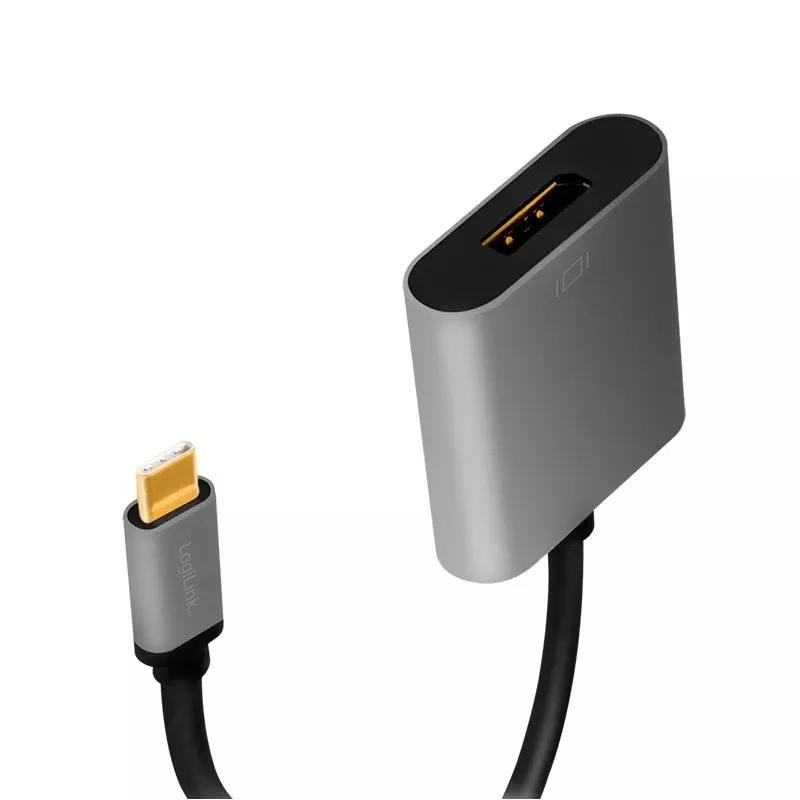LogiLink CUA0102 cable USB 3.2 Gen1 Type-C a DisplayPort 0,15 m negro