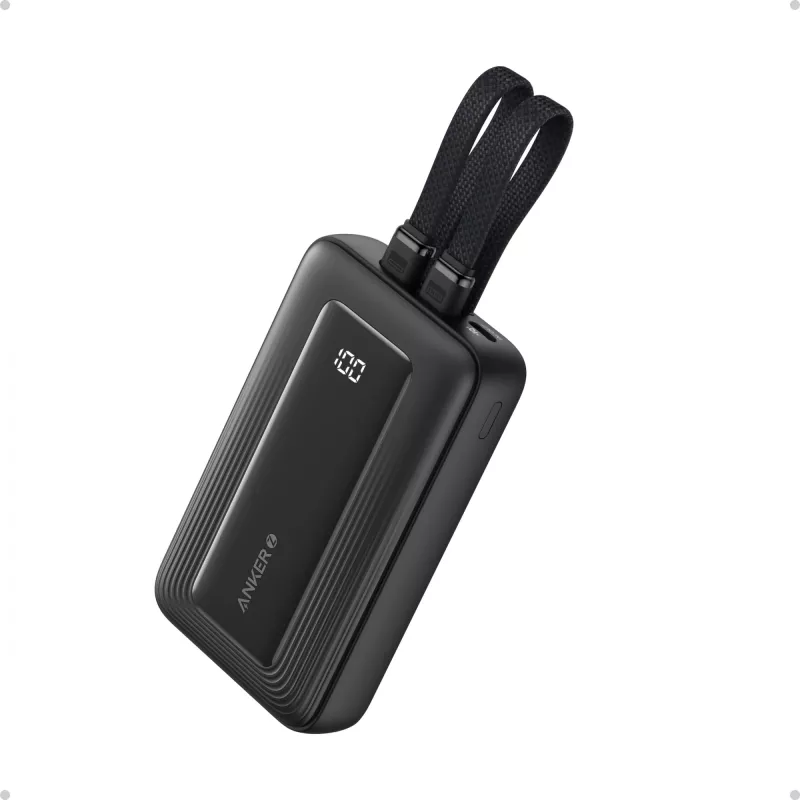 Cargador portátil Anker de iones de litio 10000 mAh negro