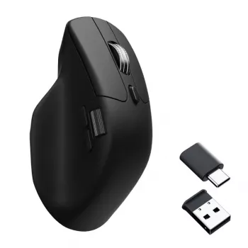 Ratón inalámbrico Keychron M6 Silent (1000Hz) negro
