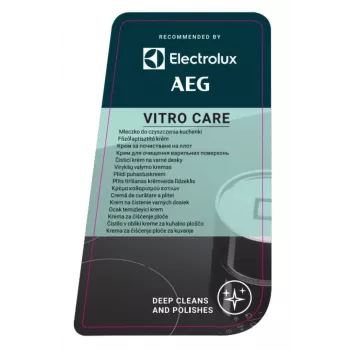 Limpiador en crema para vitrocerámica Electrolux Vitro Care 300 ml – crema para placas vitrocerámicas e de inducción, dosificador de botella