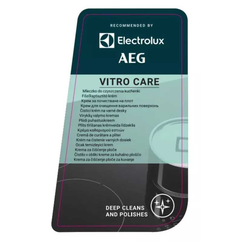Limpiador en crema para vitrocerámica Electrolux Vitro Care 300 ml – crema para placas vitrocerámicas e de inducción, dosificador de botella