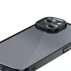 Set de funda transparente con purpurina y cristal templado Baseus para iPhone 14 Plus (negro)