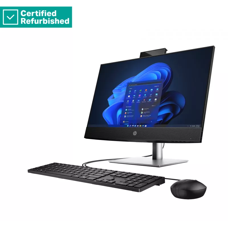 RENEW SILVER HP Pro 440 G9 AIO All-In-One - i5-14500T, 16GB, 512GB SSD, 23.8 FHD Non-Touch AG, Altura ajustable, ratón USB, Win 11 Pro, 1 año