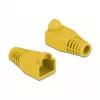 Alivio de tracción para conector macho RJ45 DeLOCK 86723 amarillo 20 uds.