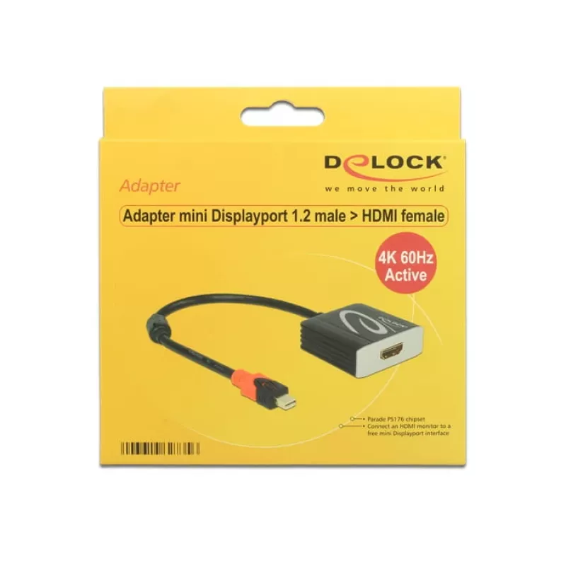 Adaptador de cable de vídeo DeLOCK 62735 Mini DisplayPort a HDMI