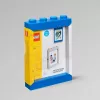 LEGO Marco de fotos PICTURE FRAME, (An)191 x (Al)268 mm, azul de plástico ABS, con 4 tacos, apilable, compatible con - 1 unidad (41131731)