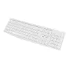 Teclado completo con cable NATEC NAUTILUS NKL-1951, 105 teclas, US International QWERTY, blanco, USB, 1,8 m