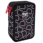 Estuche Cool pack Jumper 3 — organizador de papelería de tres pisos con diseño de oso, tejido resistente