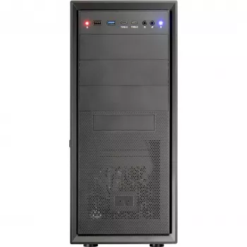 Caja de ordenador Inter-Tech ATX IT-8862 Plaid, Color Negro