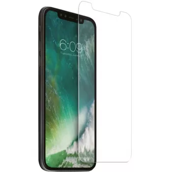NEVOGLASS (transparente, iPhone 14 Pro Max, con ayuda de montaje EASY APP)