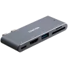 Hub CANYON DS-5 5 en 1 Thunderbolt 3 4K gris espacial