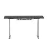 Mesa regulable en altura Up Up Bjorn Gris, tablero M Negro