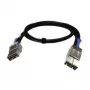 QNAP CAB-PCIE10M-8644-8X cable Serial Attached SCSI (SAS) 1 m negro