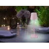 Beper P201UTP125 lámpara de mesa LED recargable, táctil, regulable, IPX4, rosa