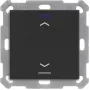 MDT BE-TAL55T106.A1 Pulsador KNX Light 55 1f RGBW Sensor de temperatura negro mate Control de persianas 1 (BE-TAL55T106.A1)