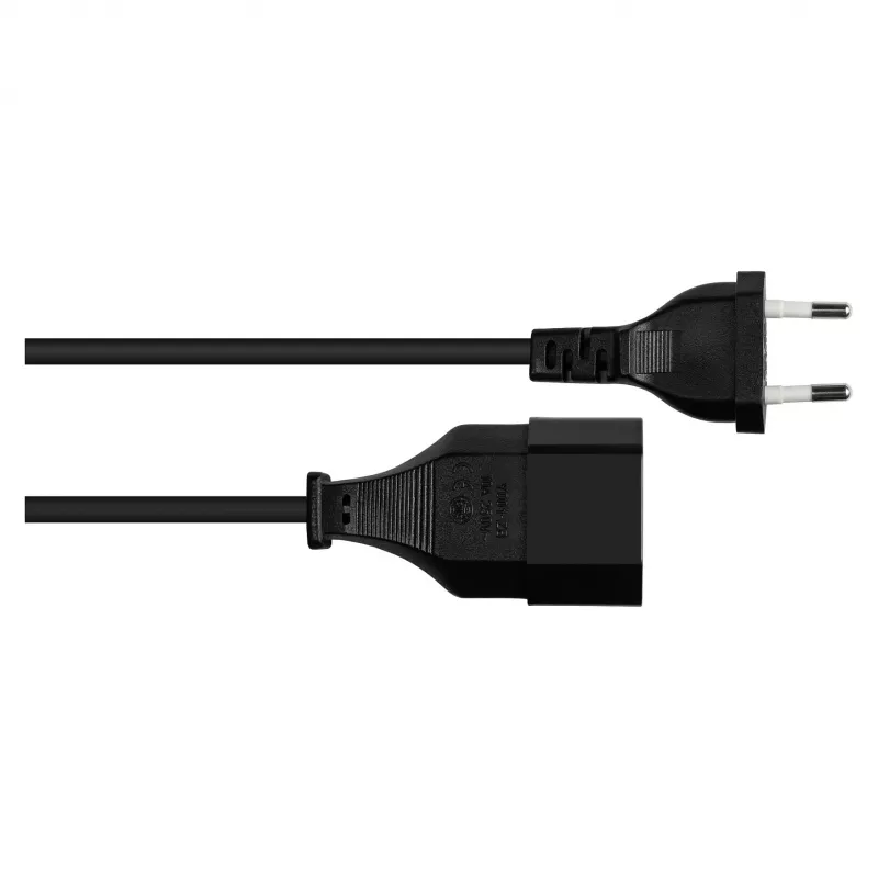 Good Connections Alargador euro negro 0,5m