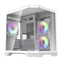 Caja de ordenador Darflash FT350 + 5 ventiladores aRGB (blanca)