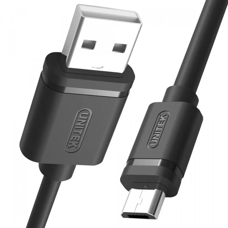 Cable Unitek USB2.0 AM-microUSB BM, 2,0m; Y-C455GBK