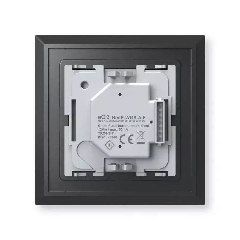 eQ-3 AG HomeMatic 161170A0, Pulsador inteligente, Blanco, 868,0 - 869,65 MHz, IP20, 130 m, 230 V