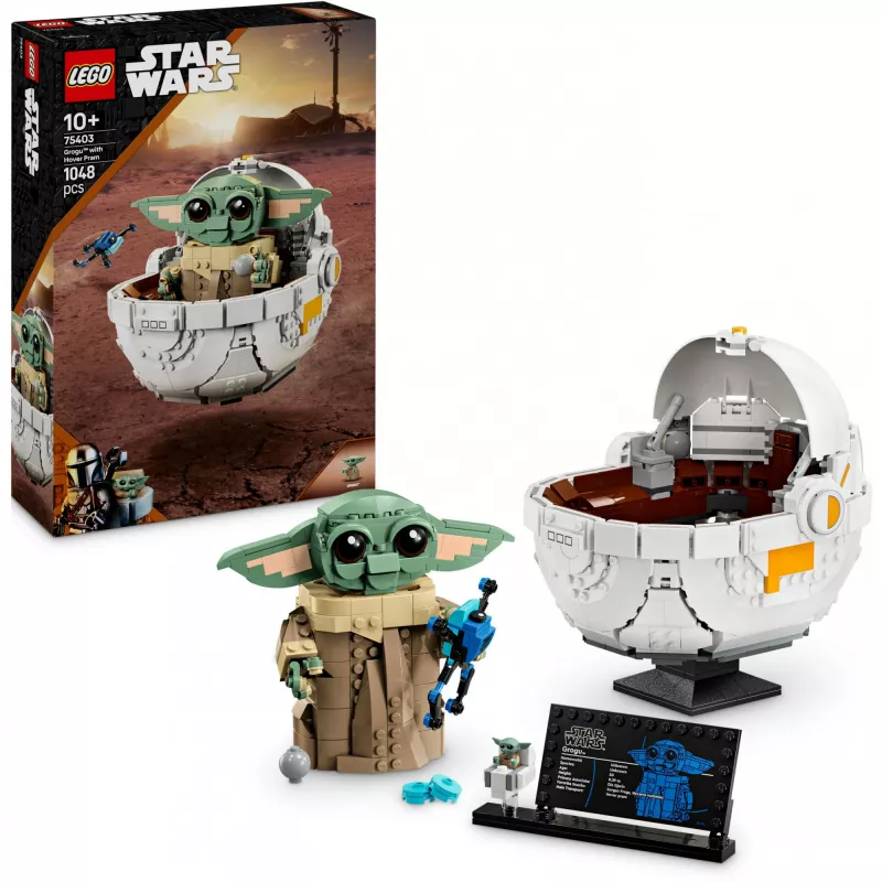 LEGO STAR WARS 75403 Grogu con carrito flotante
