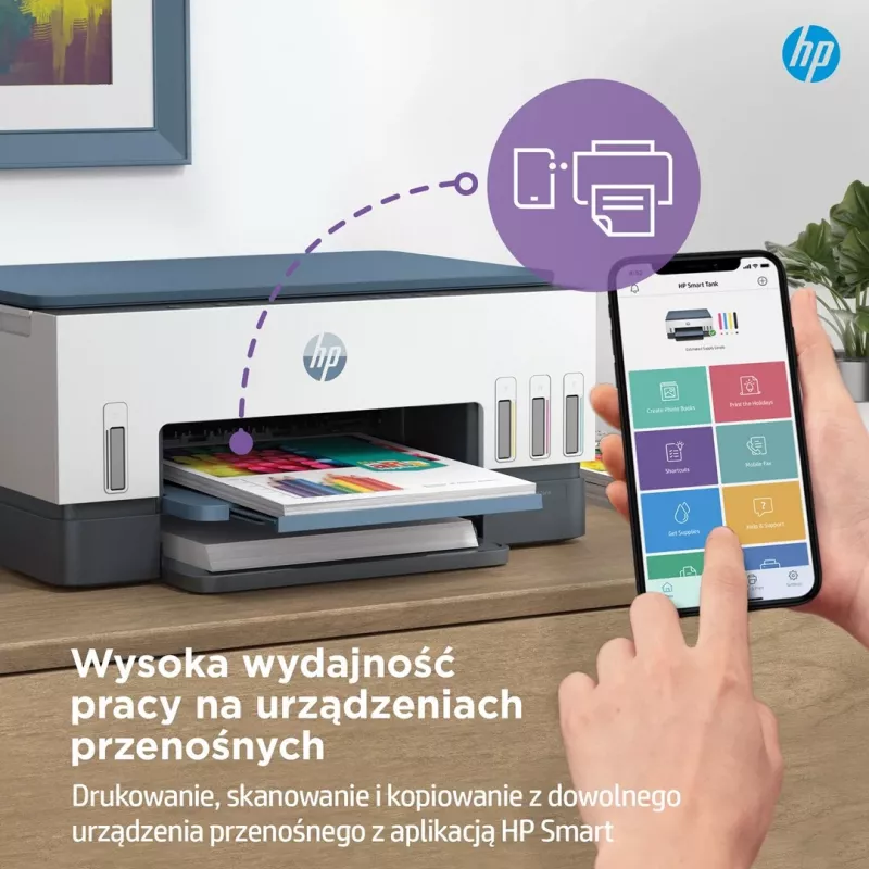 HP Smart Tank 675 Impresora multifunción térmica de inyección de tinta A4 4800 x 1200 DPI 12 páginas/min WLAN